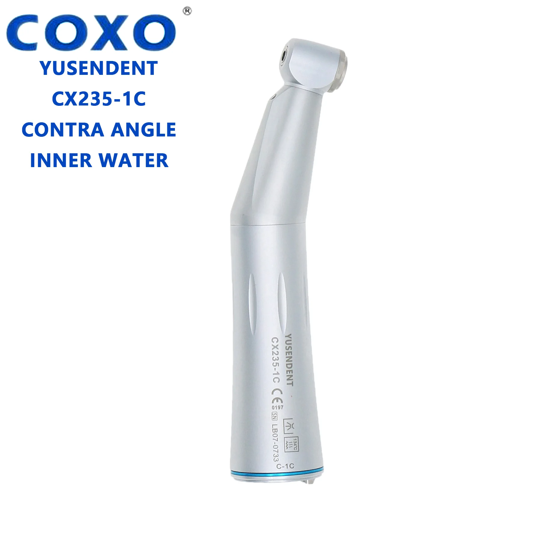 COXO Dental 1:1 Low Speed Fiber Optic Contra Angle Straight Cone LED Handpiece Spare Cartridge Bearings Head CX235 1C 2C 3C