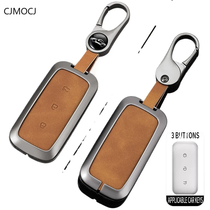 Premium Zinc Alloy Key Cover Case for Geely Galaxy E5 Qihang Edition / Yuanhang Edition (2024) - Protective Key Fob Shell
