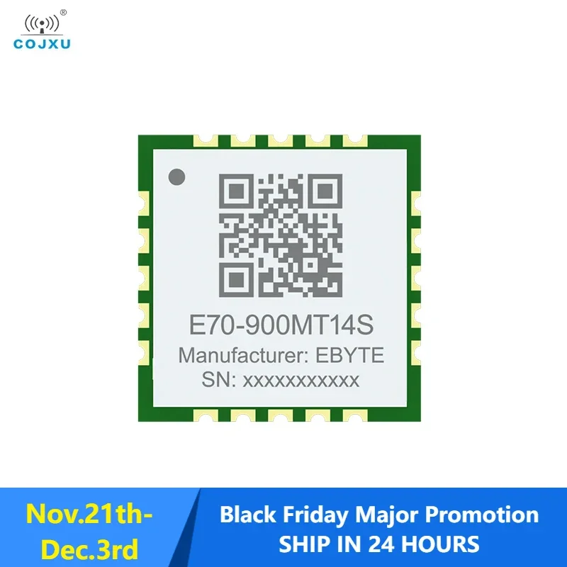 CC1310 SoC Module COJXU E70-900MT14S 14dBm Ultra-Small Size RSSI Stamp Hole Support Modbus Air Wake-up Low Power Consumption