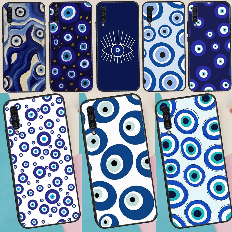 Evil Eye Case For Samsung Galaxy A15 A35 A55 A56 A16 A26 A36 A54 A34 A14 A52 A32 A12 A13 A33 A53 A17