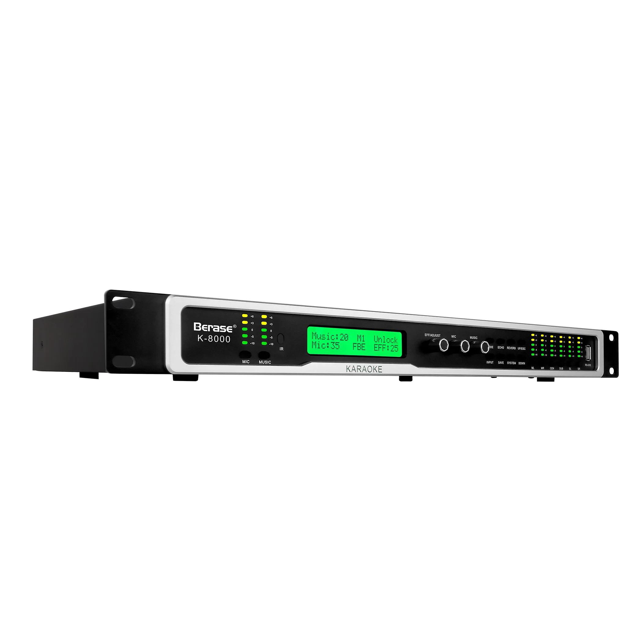 Mini Rack DSP Processor Small Stage KTV Space-Saving Professional Sound Device