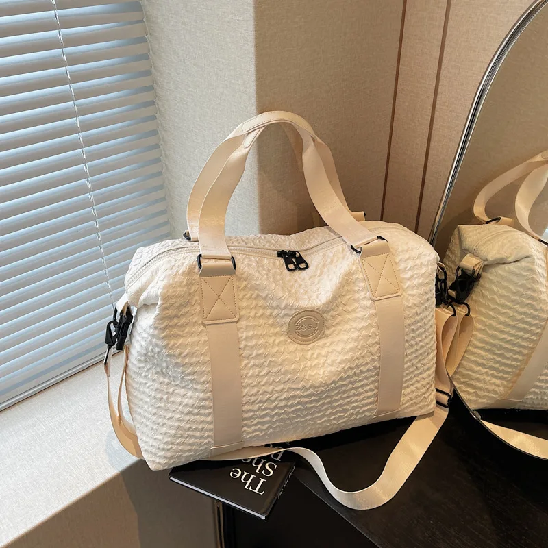 

Новая простая модная сумка для фитнеса, большая вместительная сумка-органайзер для отдыха и путешествий, женская спортивная сумка для тренировок по йоге