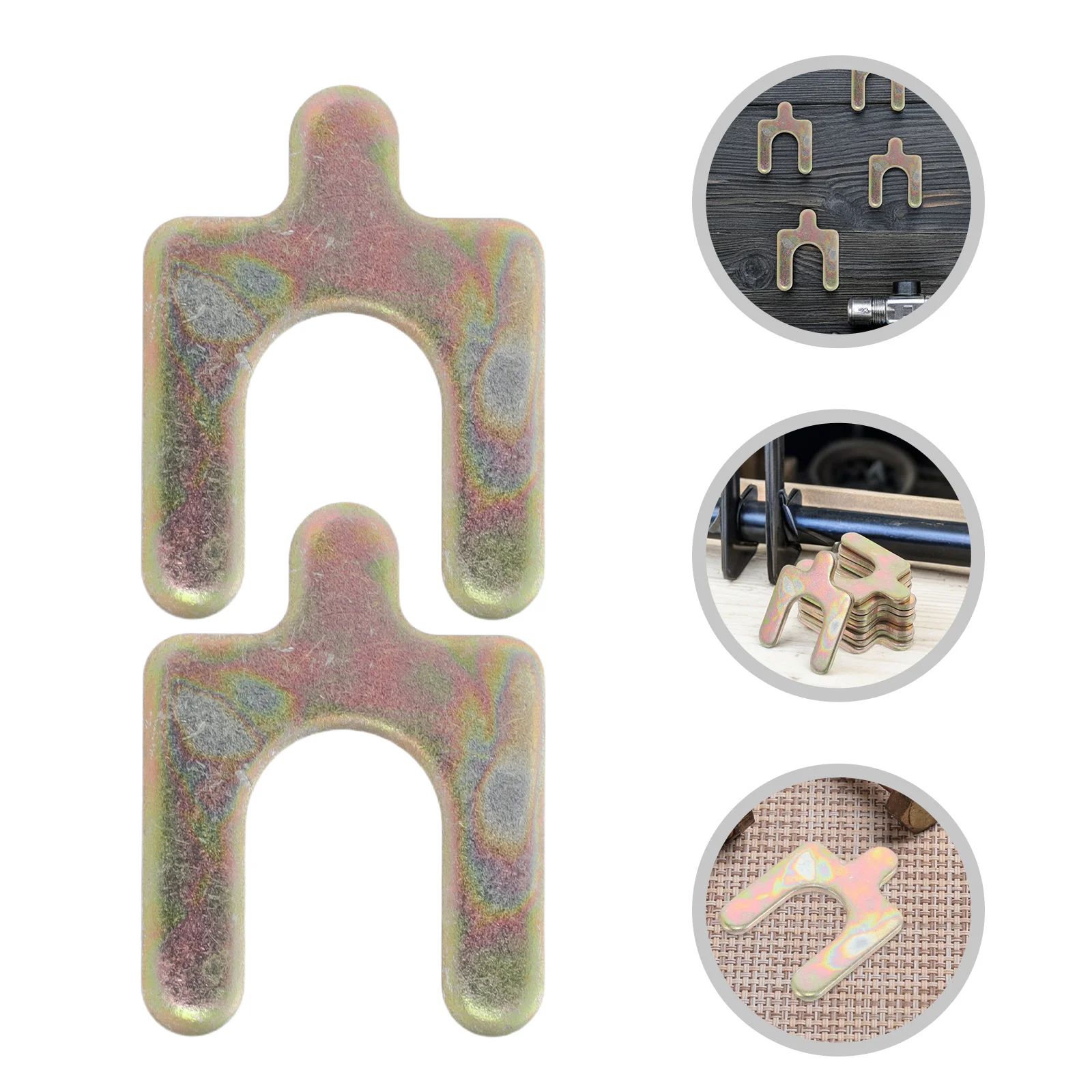 

50pcs Car Camber Adjusting Kit 2.5Mm U Shaped Shims For Wheel Alignment Auto Body Shim Plate Vehicle Stability Tool Set