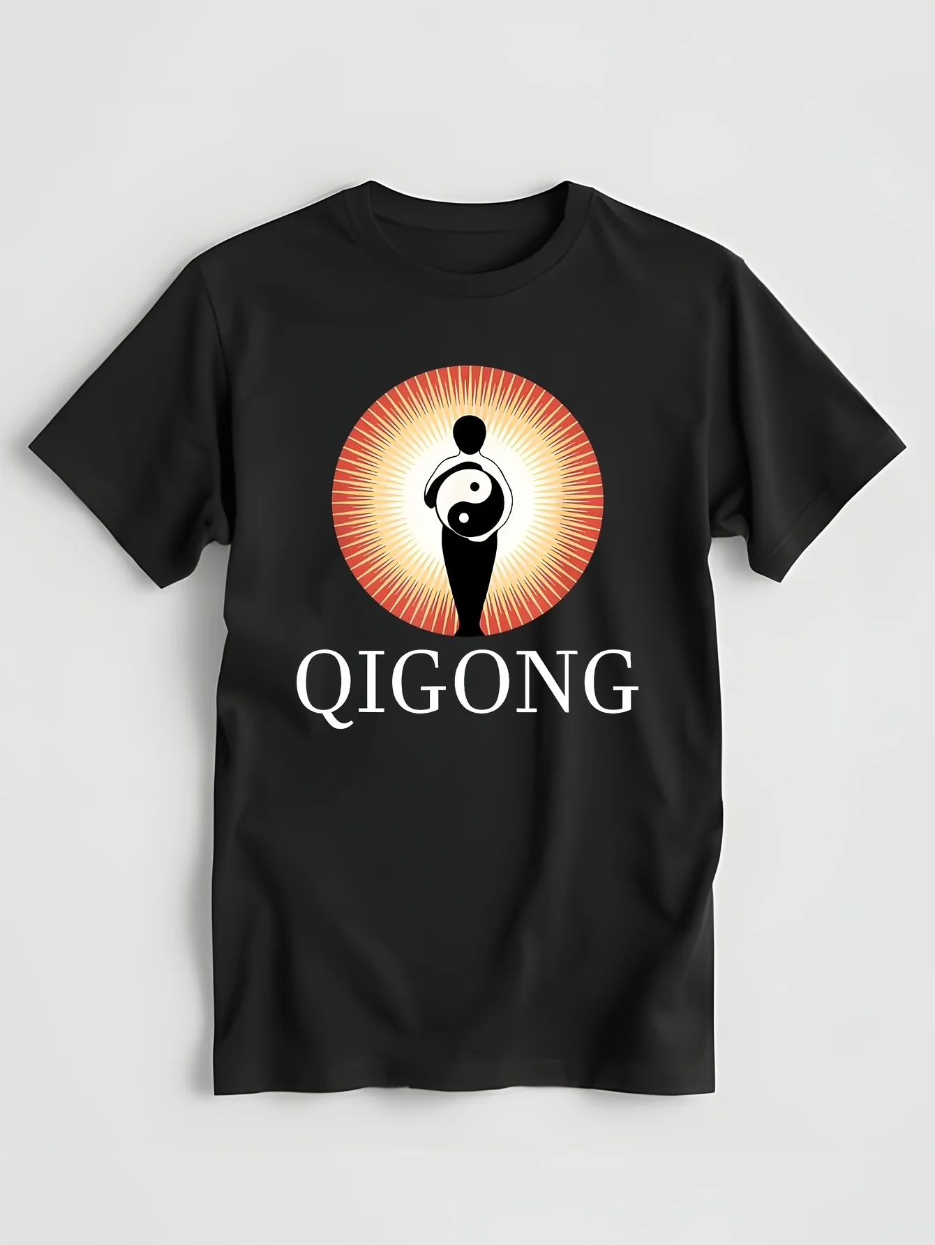 Qi Gong Tai Chi Qigong Chi Gong Yinni Yaoung Kung Fu одежда футболки с рисунком мужская одежда Camisas уличная одежда