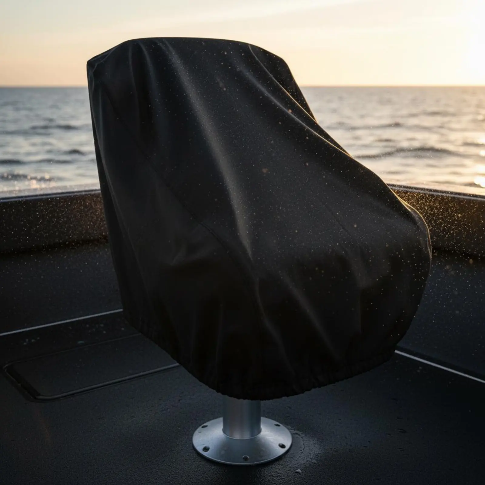 

Boat Seat Cover Heavy Duty Yacht Chair Cover Outdoor Boat Seat Protector Resistant Marine Gear Elastic Cord for Dock Storage