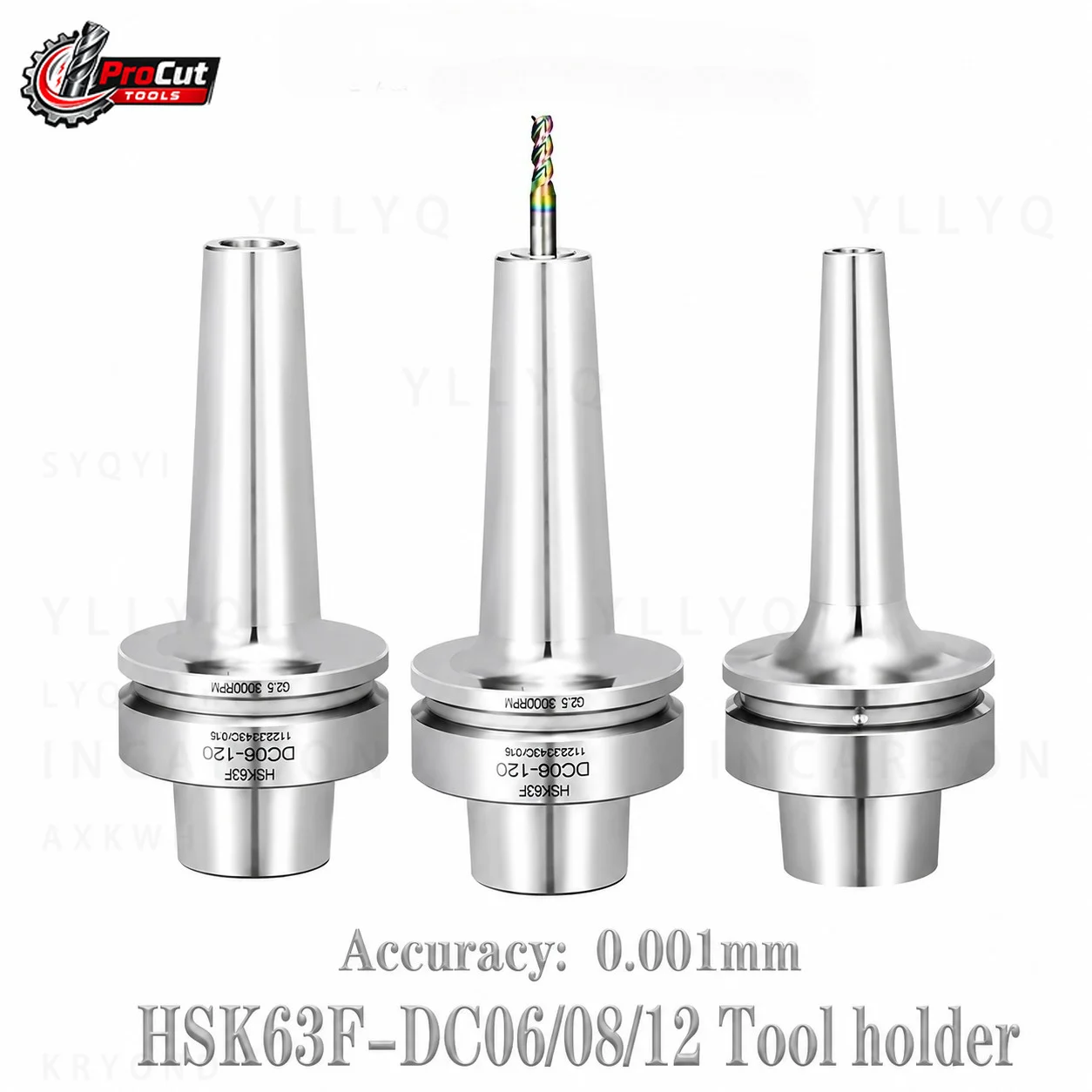 HSK63 HSK63F SDC6 SDC8 High Speed Tool Holder, DC6 DC8 DC12 Collet Chuck, Machining Tool Bracket