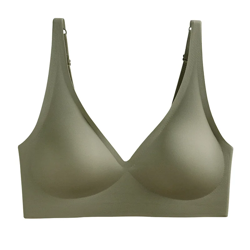 Sexy Naadloze Beha Draad Gratis Brasserie Verstelbare Draadloze Bras Vrouwen Ondergoed Vrouwelijke Push Up Padded Bralette Lingerie Intimates