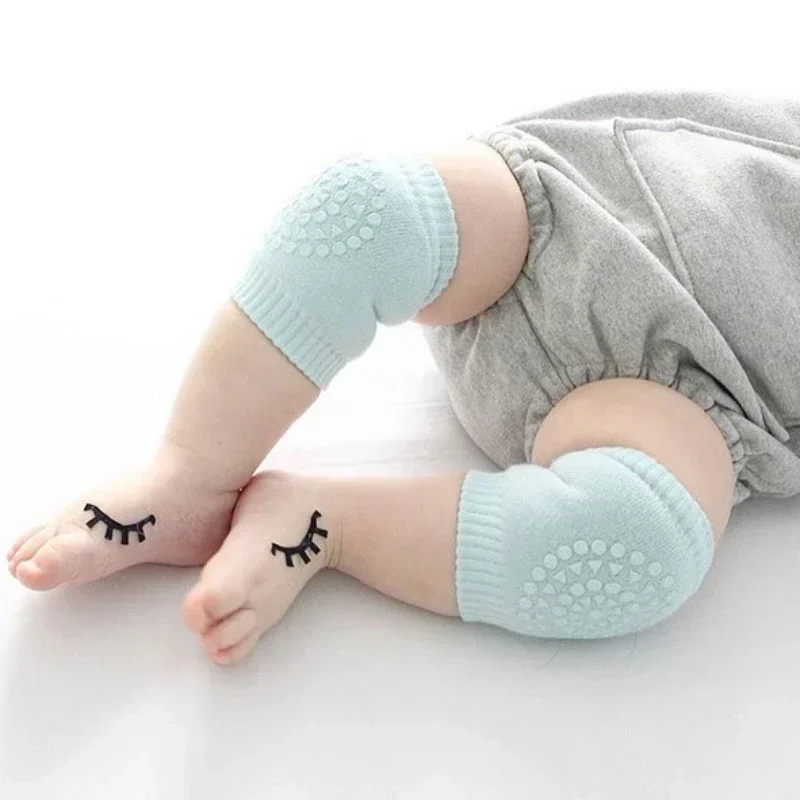 1-3Years Cotton Baby Crawl Protector Anti Slip Knee Pads Safety Crawling Elbow Cushion Infants Toddlers Knee Pad