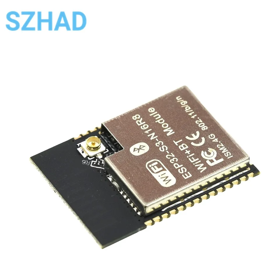 ESP32-S3-WROOM-1 ESP32-S3-N16R8 Dual-core WiFi& Bluetooth-compatible MCU Module Internet Of Things Wireless Module