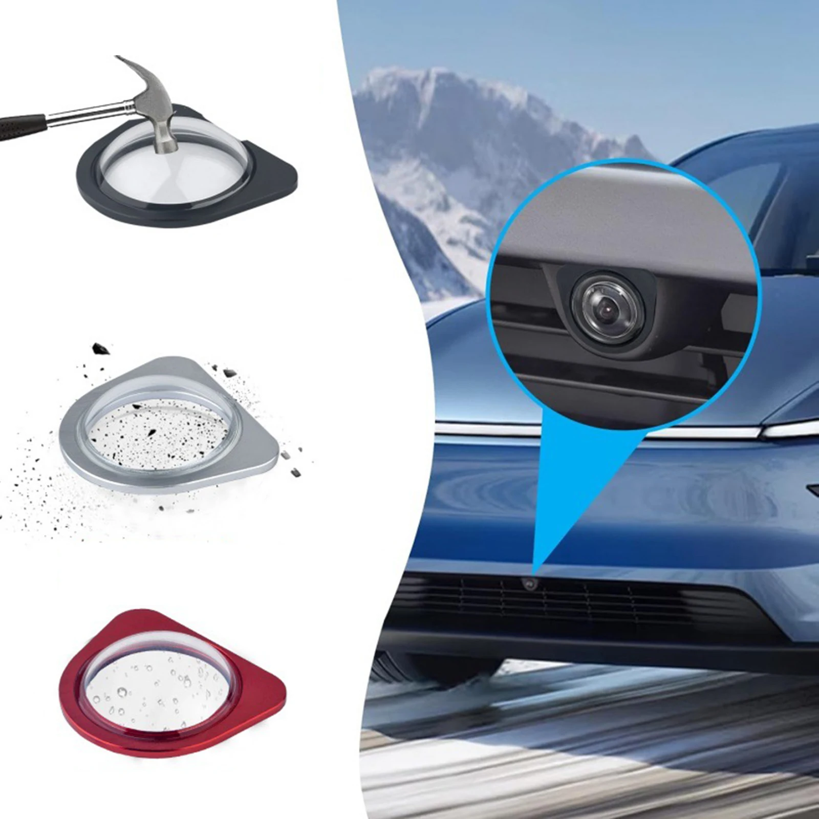 2PCS/1PC Front Bumper Camera L - Camera Lens Protector ulasan dan harga