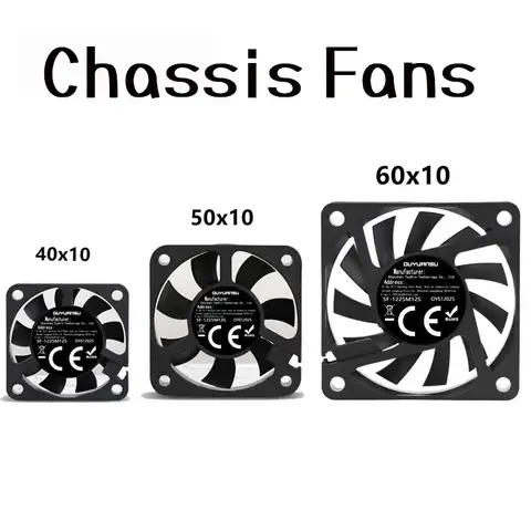40mmx40mmx10mm 50mmx50mmx10mm 60mmx60mmx10mm 5V 2Pin DC Cooling Silent Fan CPU Coolers