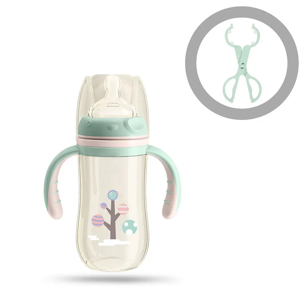 

2Pcs Baby Feeding Tongs Multifunctional Non Slip Bottle Holder for Hot Milk Bottles Pacifier Handling Compact Travel Friendly