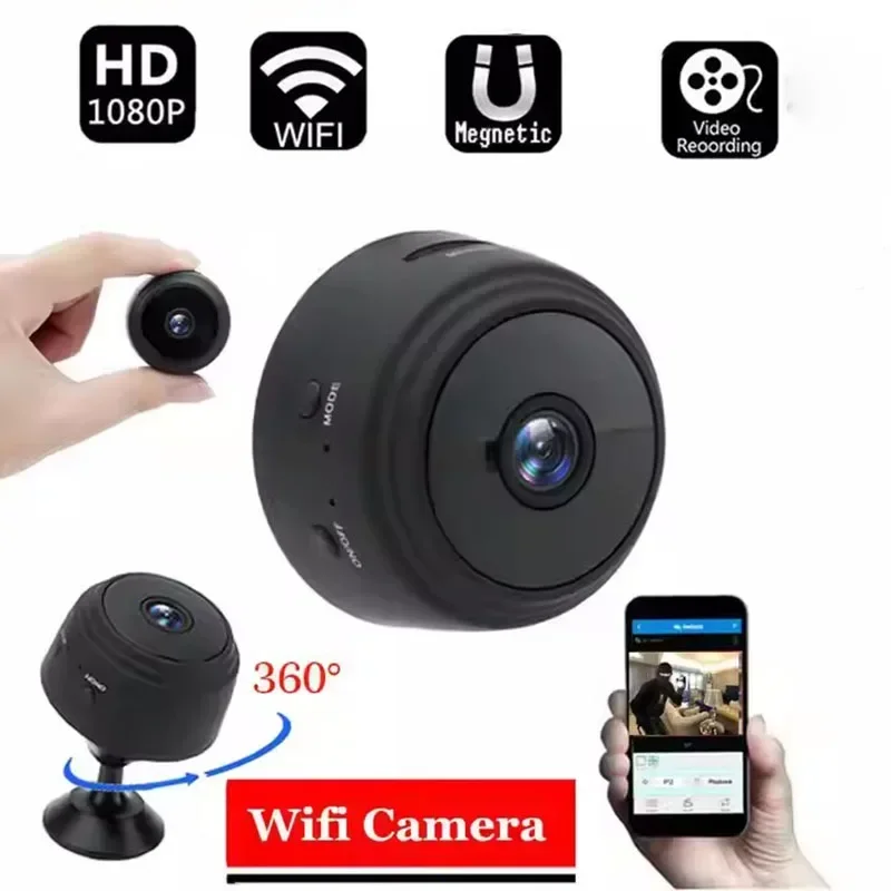 A9 1080P Wifi Mini Camera Security Monitoring Wireless Remote Night Vision Video Surveillance Smart Home Mini DV Cam HD Camera
