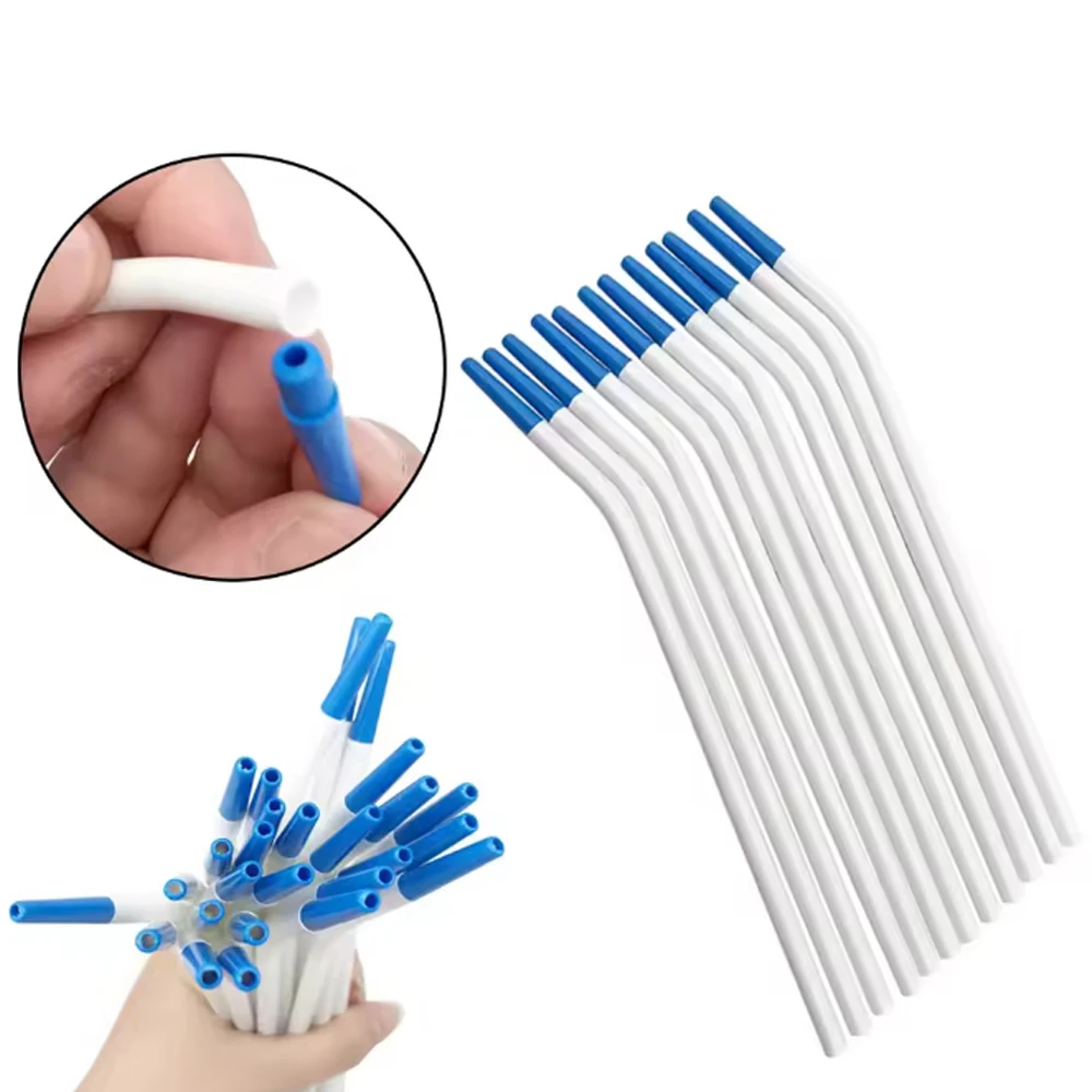 

Disposable Dental Saliva Ejector Long Slim Suction Tip for Dentistry Clinic Oral Surgery and Hygiene Procedures