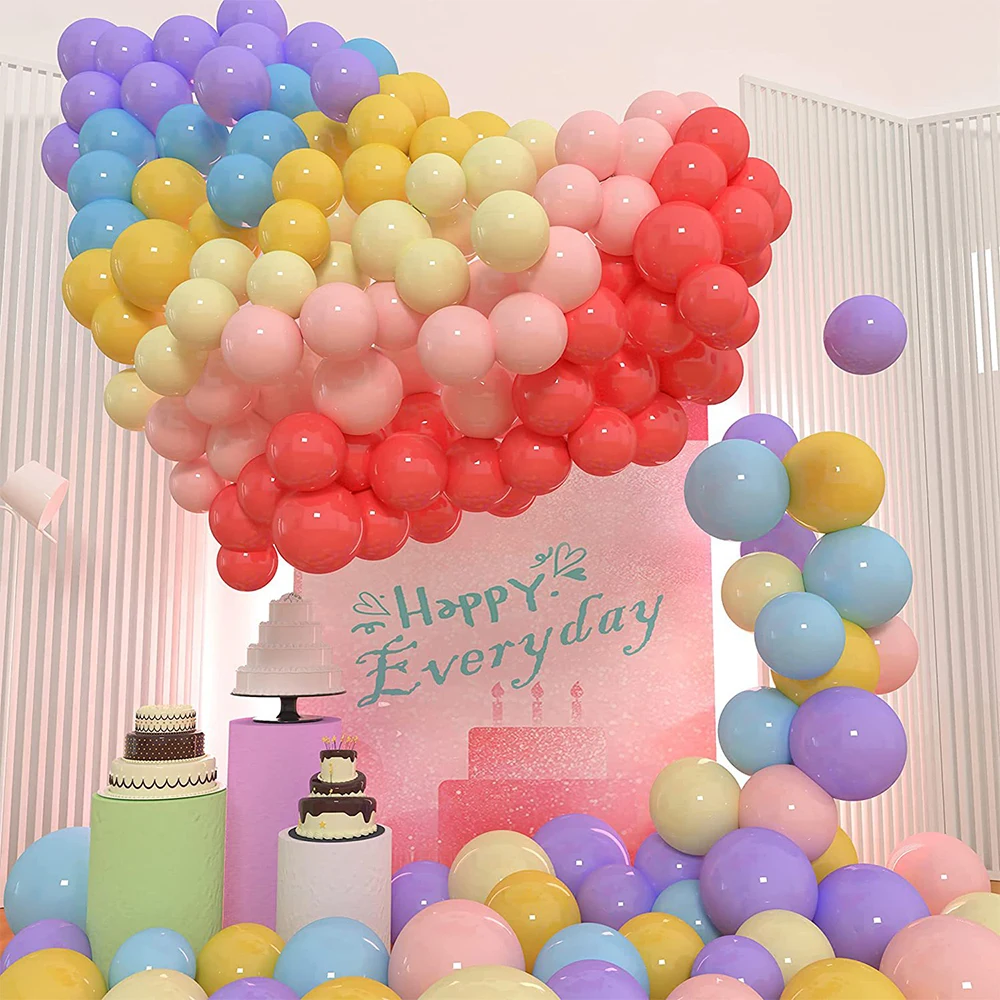 5/10/12inch Matte Latex Balloons Red Blue White Mixed DIY Happy Birthday Party Balloon Christmas Decoration Baby Shower Globos