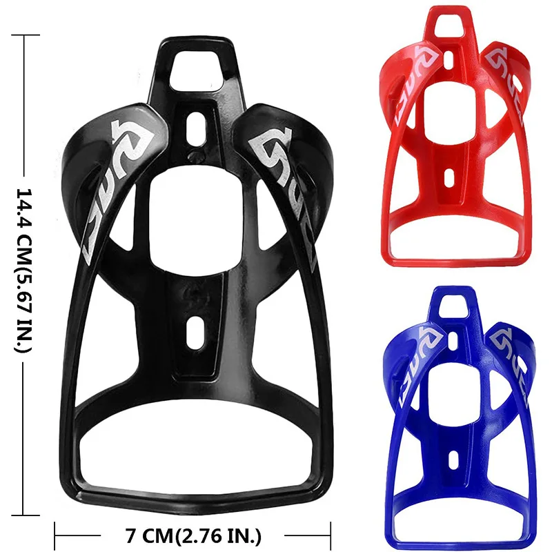 New bicycle water bottle cage PC plastic road mountain bike water cup holder with screw wrench image 4