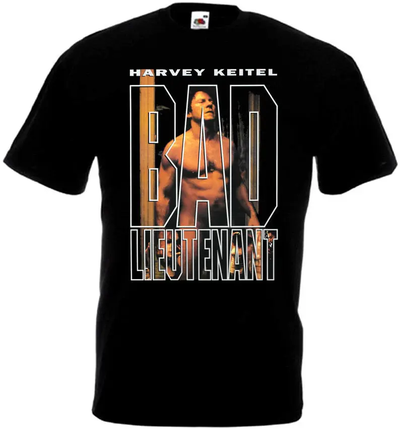 BAD LIEUTENANT v2 Movie Poster T shirt Black all sizes S 5XL