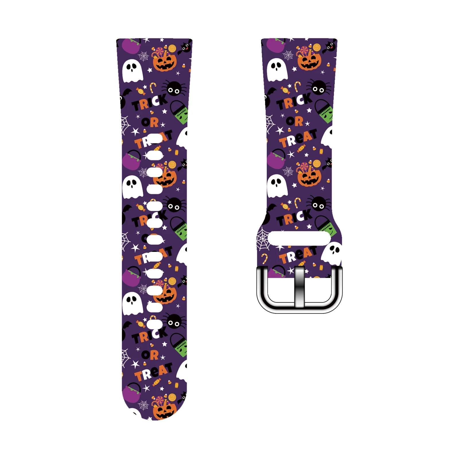 

Pumpkin Skull Printed Strap for Fitbit Versa 2/1 Watchband Replaceable Bracelet for Versa 4/3 Watch Band for Women as a Gift