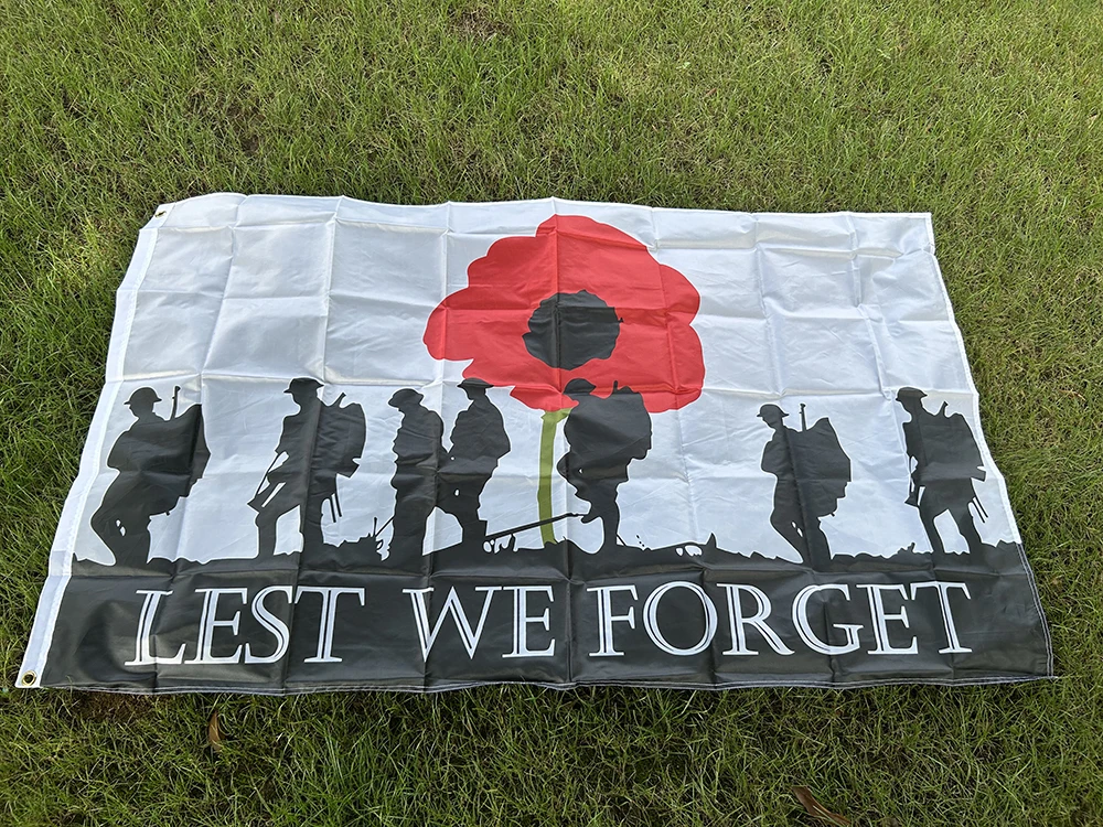 Bandera militar conmemorativa Sky de poliéster para fuerzas armadas - imagen 3