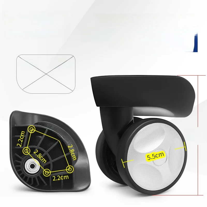 قطع غيار وإكسسوارات أمتعة nZhou A08 لإصلاح عجلة A57LH الفضية، عجلة عالمية HL033، عجلة Red Hawk LH، عجلة 043، عجلة F26 #1