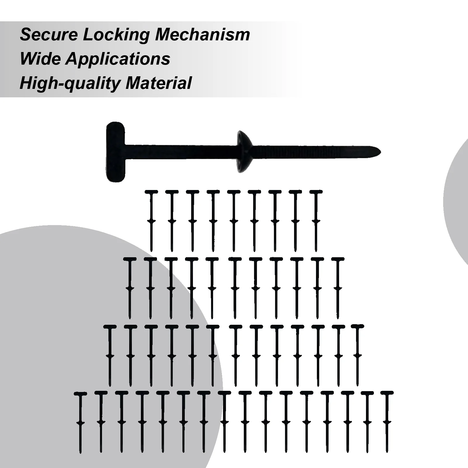 Self-locking Plastic Nylon Cable Tie Black Cable Tie Buckle Fastening Ring Large Cable Tie Zip Wrap Strap Tie Car Accessories