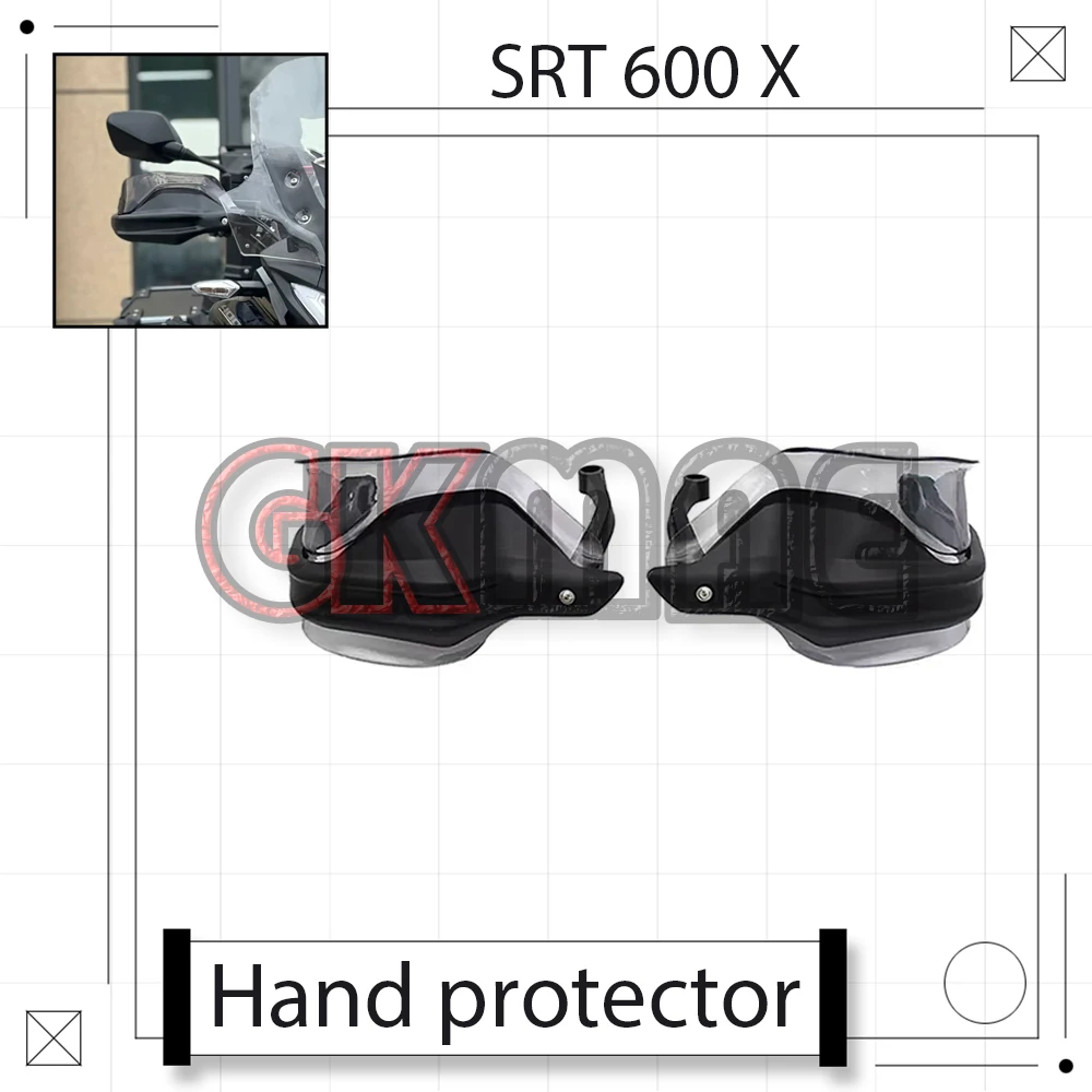 Новые модифицированные защитные накладки на руль для мотоцикла QJMOTOR SRT 600 X SRT600X, ветровой дефлектор, защита от ветра, щиток для рук, защитные накладки на руль.