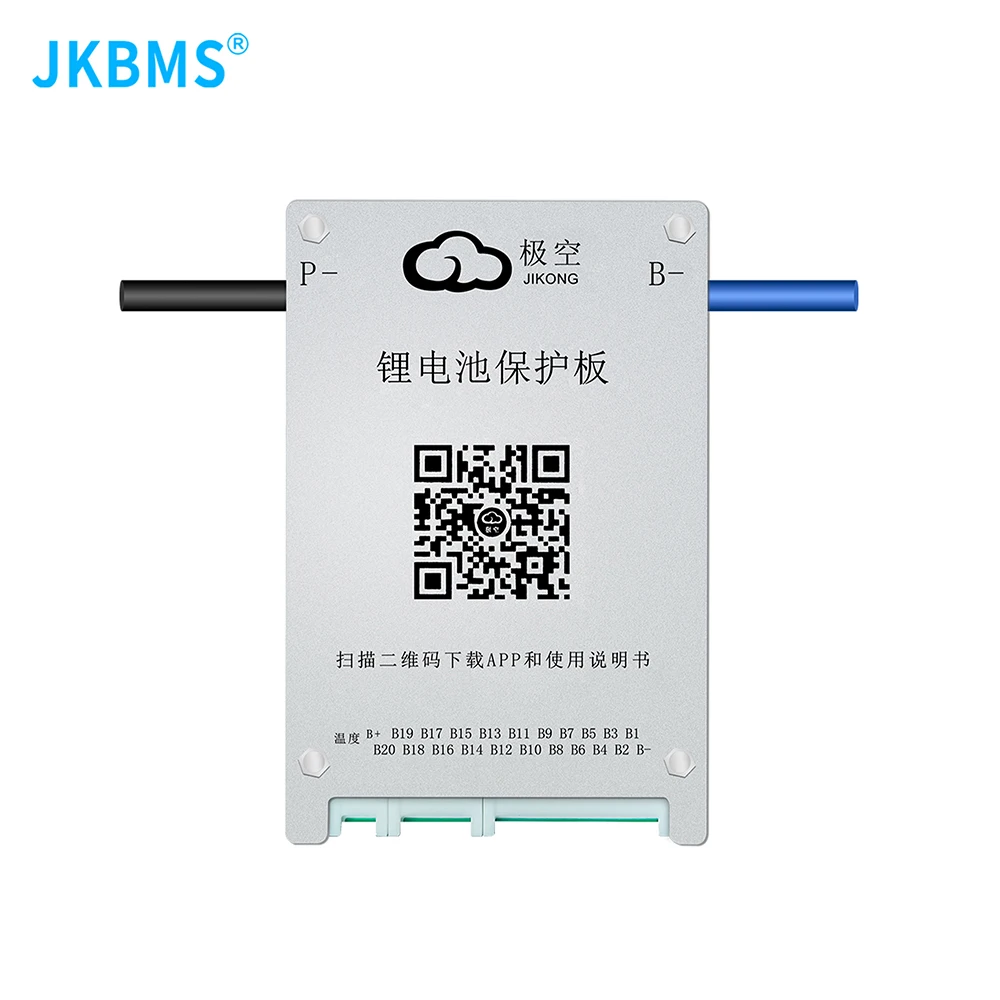 JKBMS BD6A17S8P Smart bms BT 8S 10S 16S 17S 24V 48V BATTERY WITH 0.6A ACTIVE BALANCE bms lifepo4 Li-ion LTO