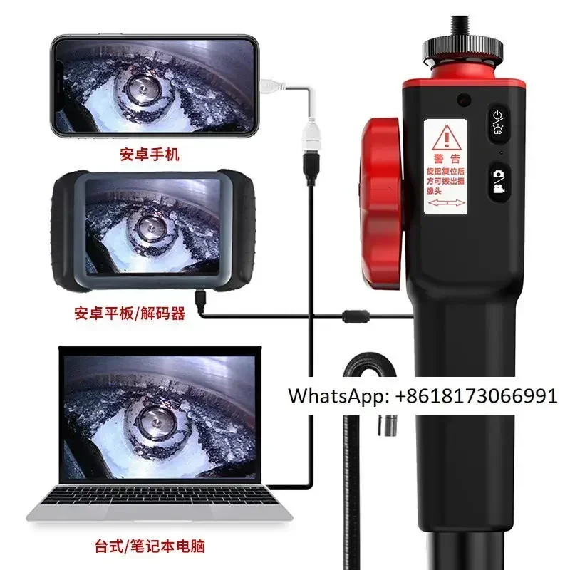 F408-A-A steering auto repair steering endoscope mobile phone computer high-definition endoscope engine carbon deposition