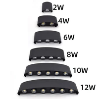 Led Wall Lamp outdoor Stair Light Fixture Bedside Loft Living Room Up Down Home Hallway Lampada 2W 4W 6W 8W 10W 12W Wall Sconces 3