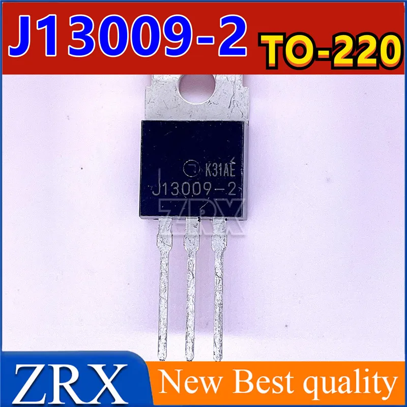 

5Pcs/Lot J13009-2 12A 400V straight plug TO220 straight plug high power switch triode import