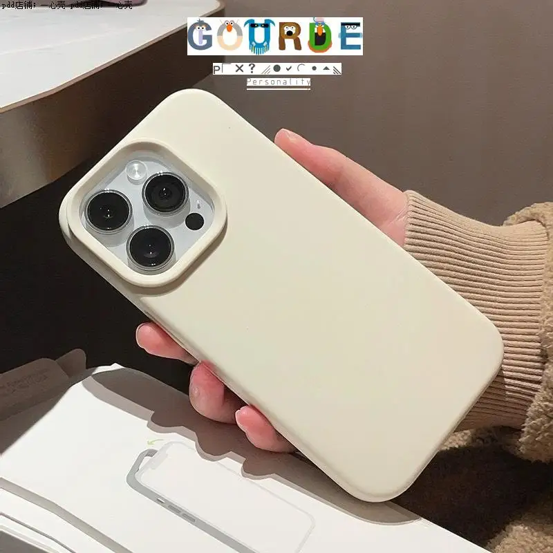 

Gourde Fashion Simple Color Liquid Silicone Protection Phone Case for Iphone 16 15 14 12 13 11 Pro Max IP 7 8 Plus Iphon X XS XR