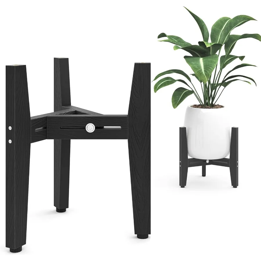 

2 упаковки HDPS Подставка для растений Регулируемая подставка для растений в помещении для горшков 812 дюймов Современный держатель для растений середины века для использования в помещении O