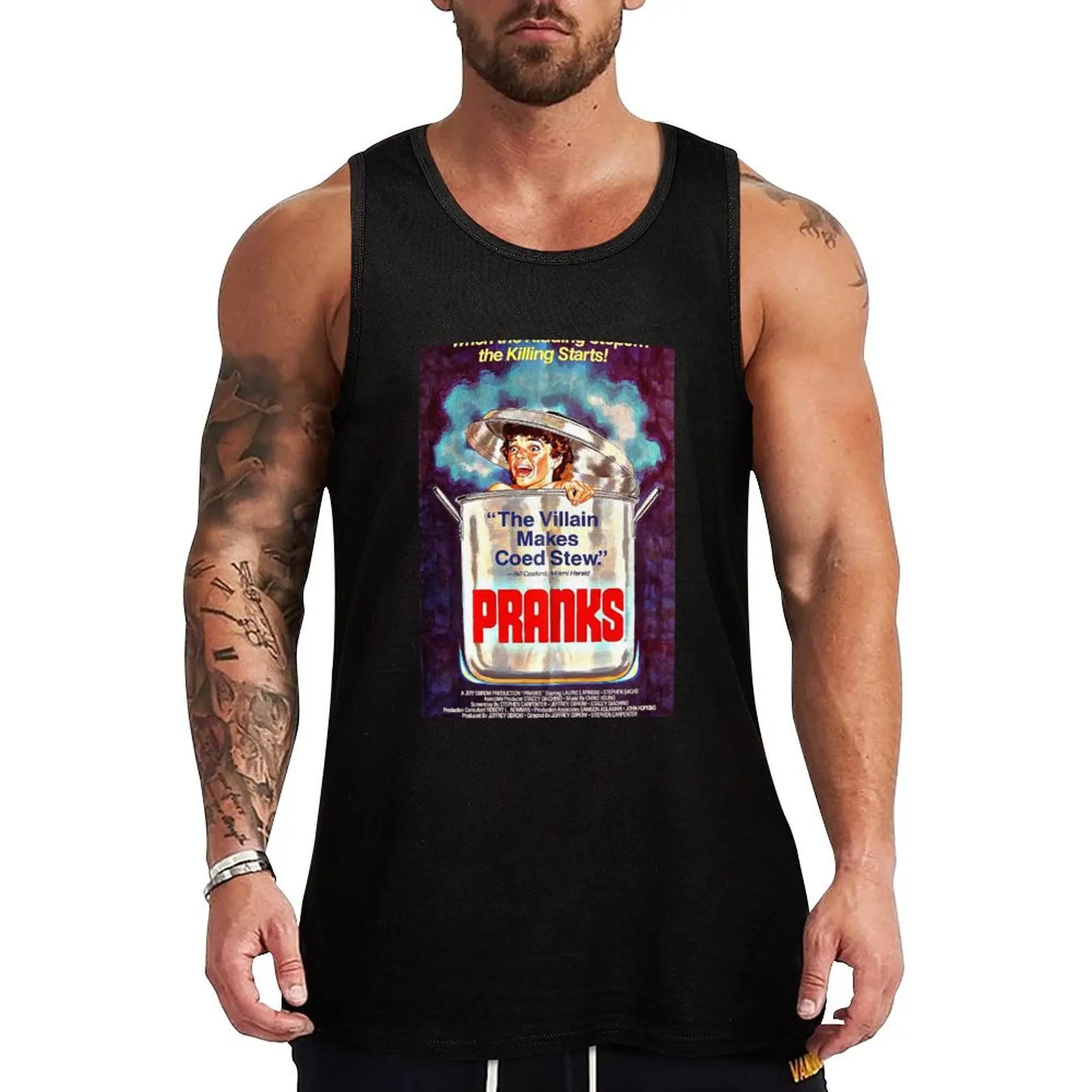 

Dorm That Dripped Blood Tank Top tops quick-drying t-shirt Gym t-shirt man gym clothes man