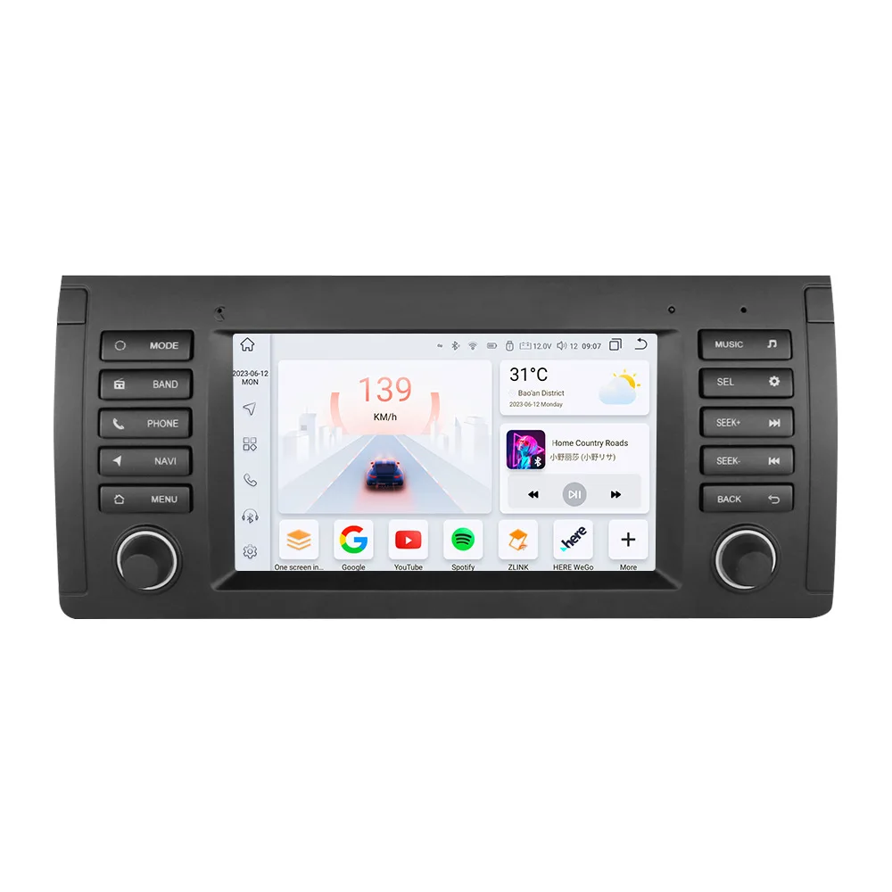 7inch Android Car Video Radio Audio Dvd Music Player for E53  1990-2022 With Rds/carplay