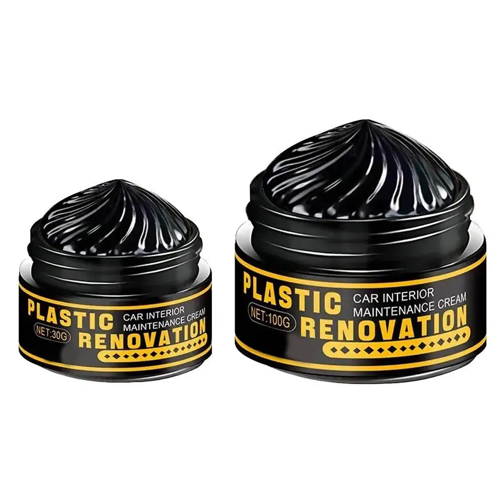 

Черный блестящий воск для шин, пластиковое покрытие, ремонтная паста, долговечный черный глянцевый крем для защиты и восстановления салона автомобиля