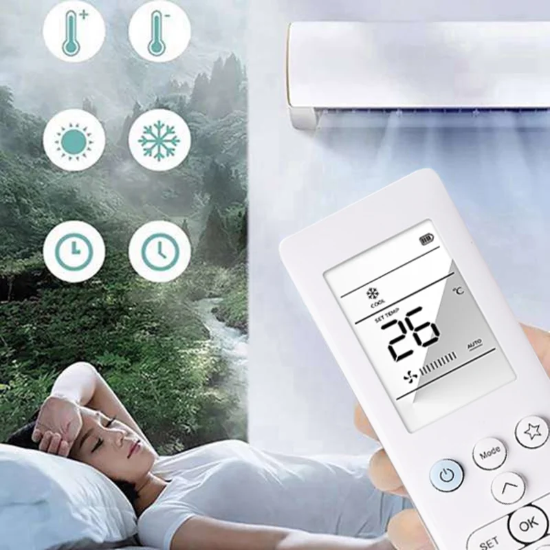 FFYY-Control remoto de CA universal para DIJITSU Mitsubishi Midea modelo RG10F(E)BGEF