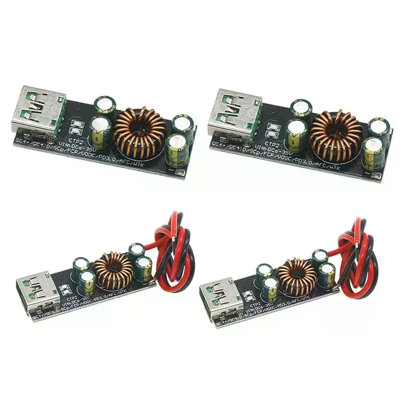 QC4.0 QC3.0 USB Type-C Quick Charging Adapter Board 6-35V Support Multi Device Efficient Charging In Car Office