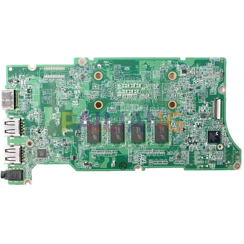 Placa base para portátil DA0ZM7MBAC1 para DELL CHROMEBOOK 11 3120, Celeron 2955U, RAM de 4GB, SSD de 16G, 054HNK, placa base para portátil completamente probada