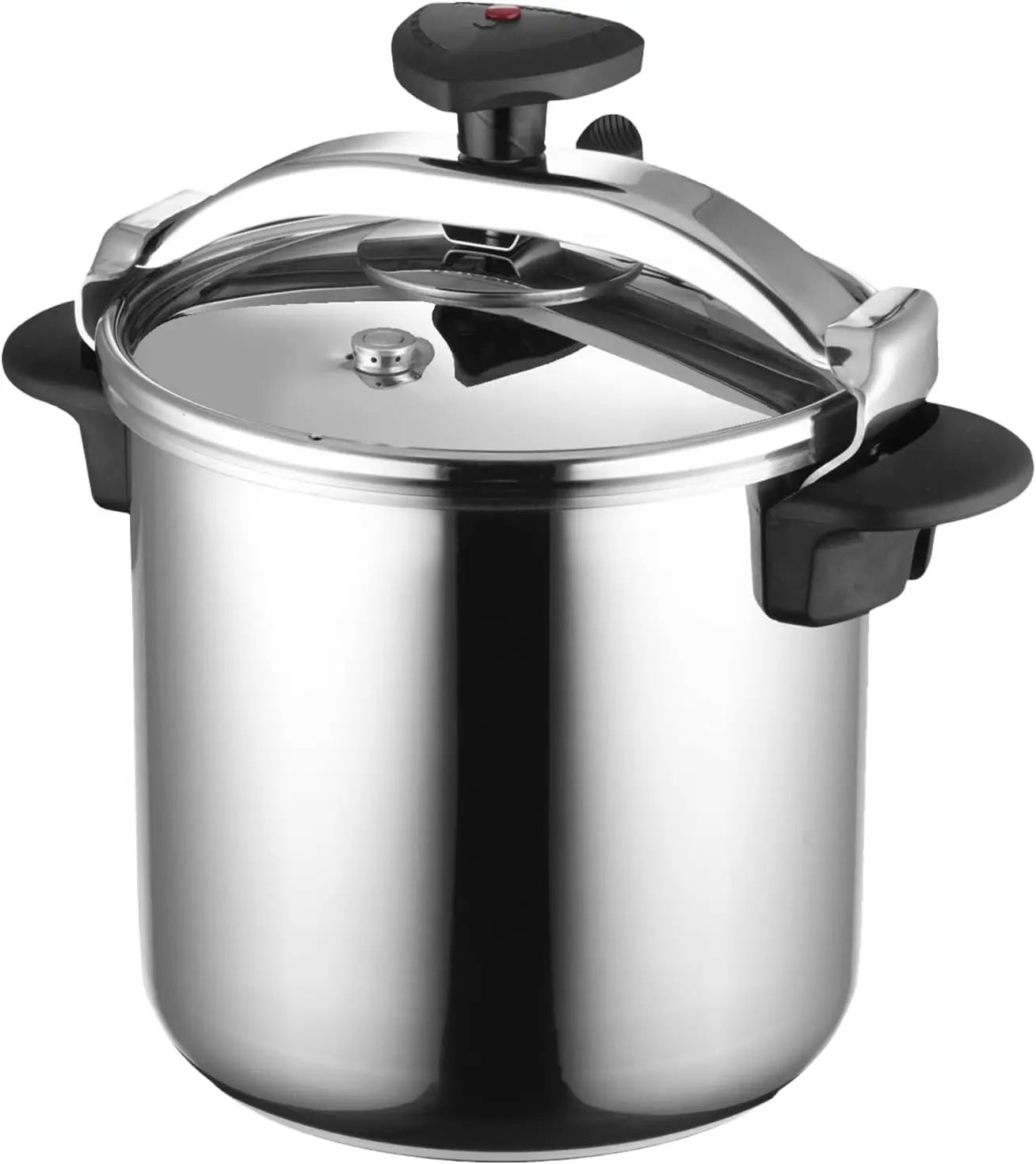 Magefesa Star Pressure Cooker, 14.8-Quart, 18/10 Stainless Steel, Works On All Stovetops (Induction Compatible), Safety Lock &