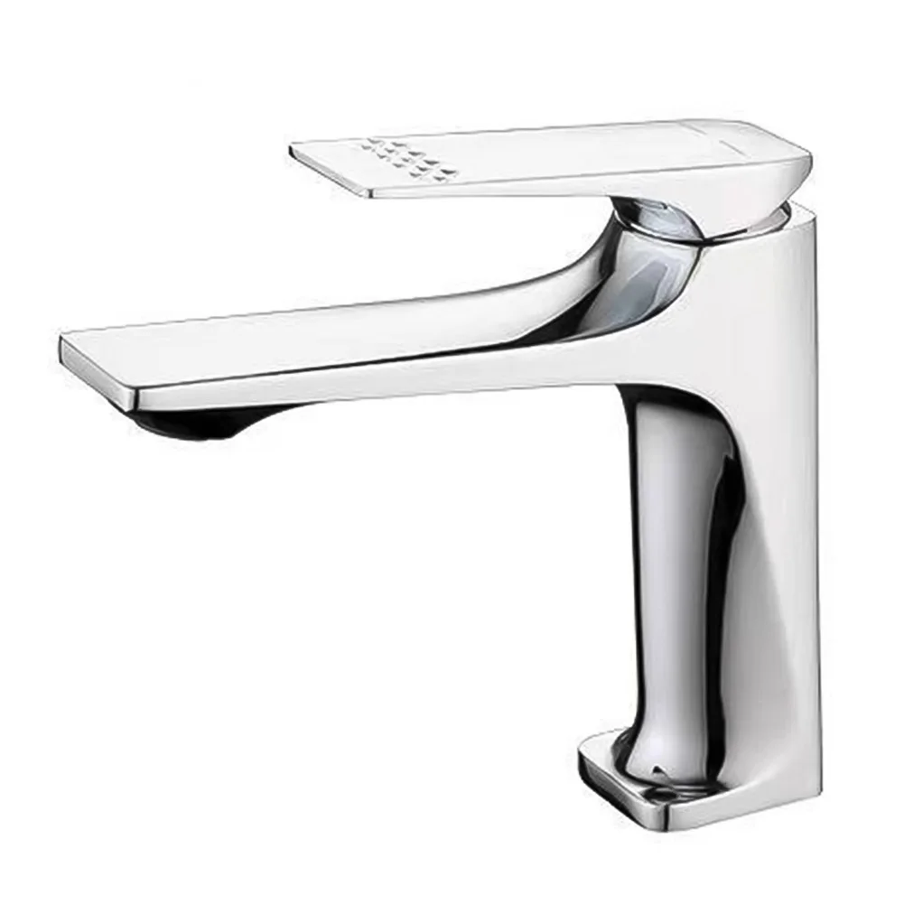 

Parts Sink Basin Faucet Splashproof Vanity Basin Faucet Bathroom Sink Hot Cold Mixer Tap Modern Art Square Tap