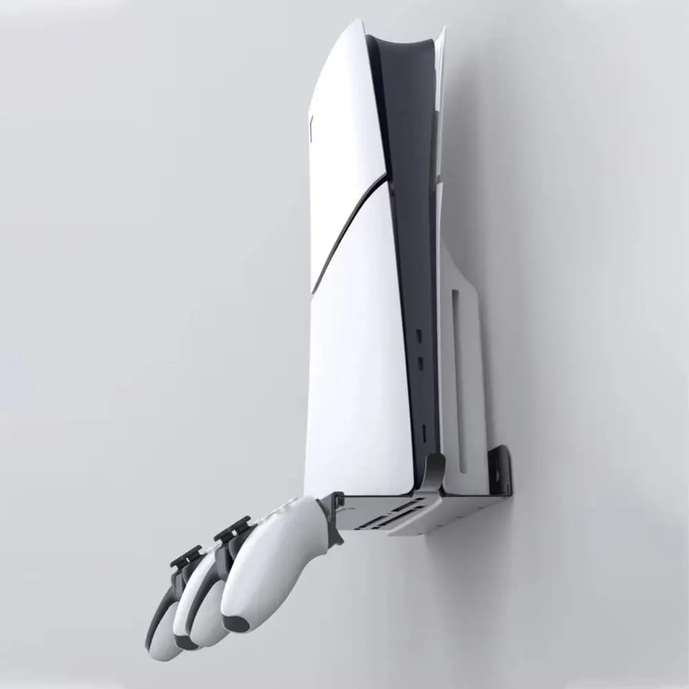 Wall Mount Bracket Game Consol Wall Holder Creative Durable Space Saver Holder Precise Convenient for PS5 Slim/PS5