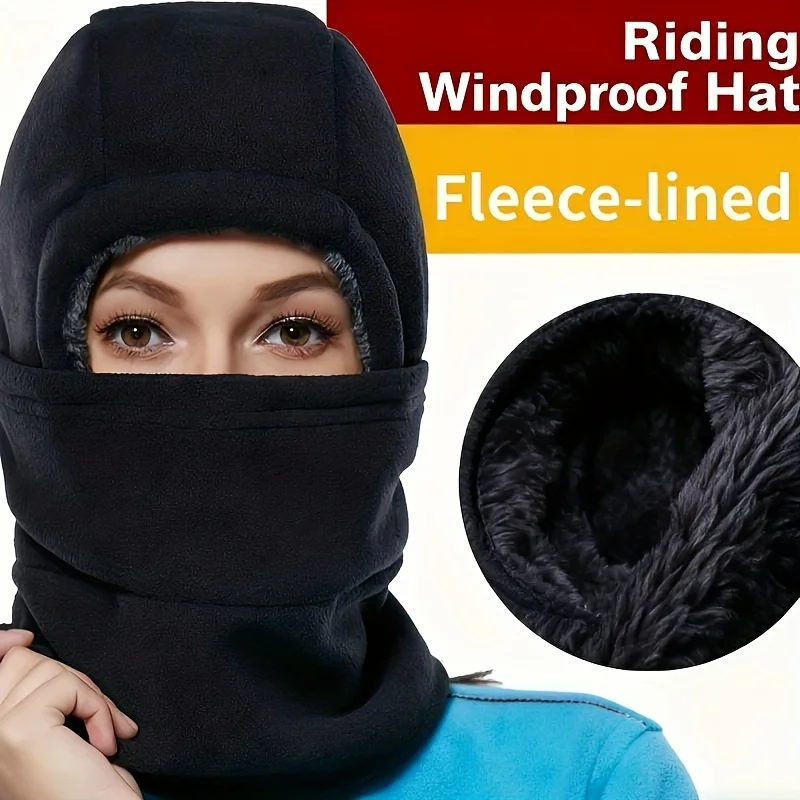 قبعة حرارية للخريف/الشتاء، تصميم بطبقة مزدوجة، رمادي/أسود - قابلة للغسل في الغسالة - قبعة أنشطة خارجية متعددة الوظائف #5