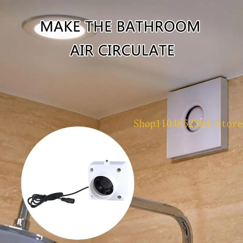 

652F Industrial 50mm Inline Duct Fan, Quiet Operation for Restaurants and Offices,350M³/h Capacity Low Noise Air Blower