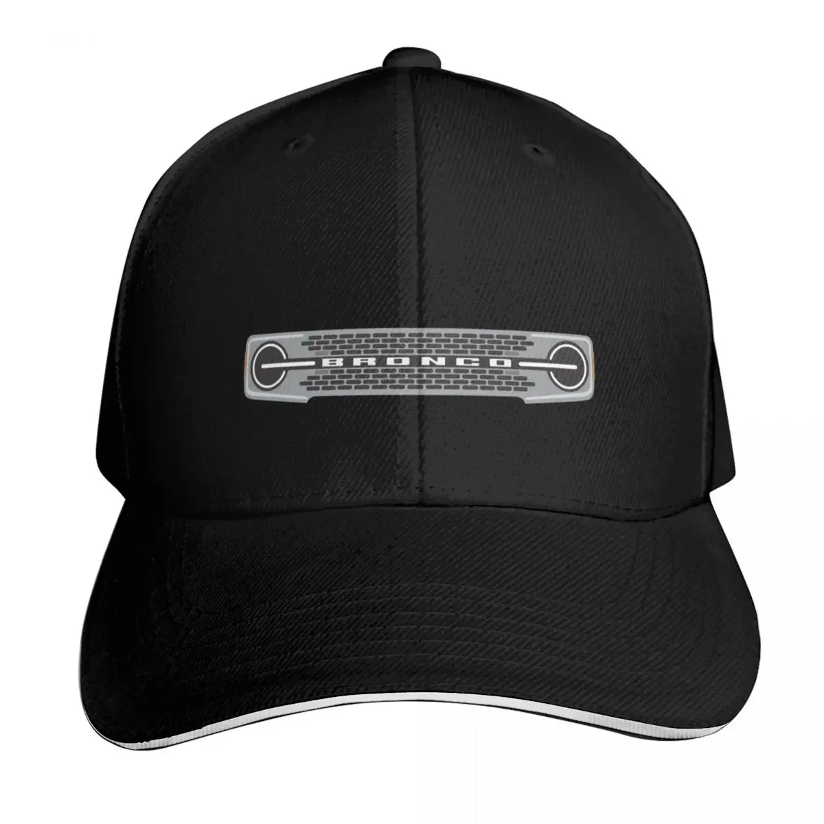 2021 Bronco Sasquatch Grill Baseball Cap Adjustable Buckle Closure Moisture Wicking Quick Dry Curved Brim Classic Fit