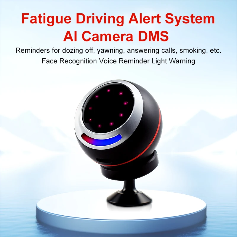 24H Smart AI DMS plud and paly 1080P Camera Face recognition Sleepy/Fatigue vocie Reminder for car Truck Bus Fleet Management