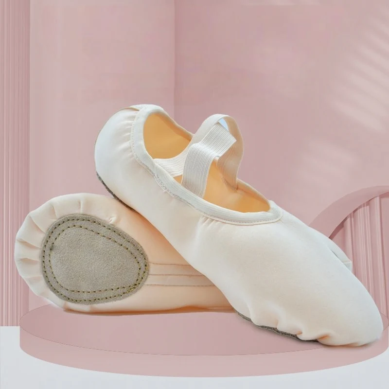 

Woman Ballet Flats Shoes Ballet Shoes Kids Dancing Slippers Girls Elastic Soft Dance Shoes High Stretch Women Ballet Slipper kid