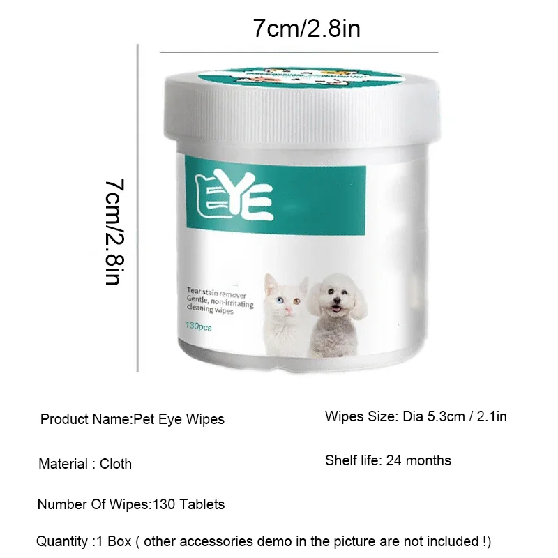 Gentle Pet Eye Cleaning Wipes 6