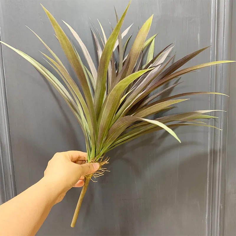 Artificial Plant Plastic Chlorophytum Comosum Grass Bundle False Orchid Grasses Simulation Green Plants Home Balcony Decoration