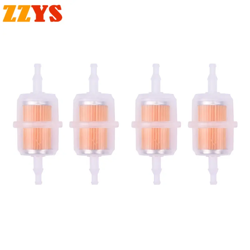 4pcs 50mmx118mm Motorcycle Petrol Gas Gasoline Liquid Oil Cup Fuel Filter for Suzuki for Kawasaki for Yamaha for Honda 250-600cc