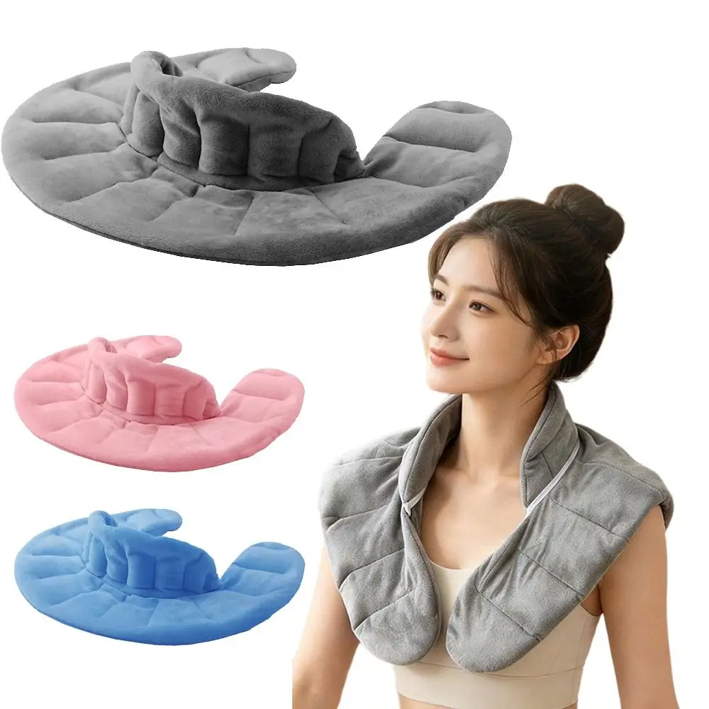 warm-soft-gravity-neck-wrap-relaxation-bead-filled-neck-protection-pack-comfortable-detachable-weighted-shoulder-pad-office